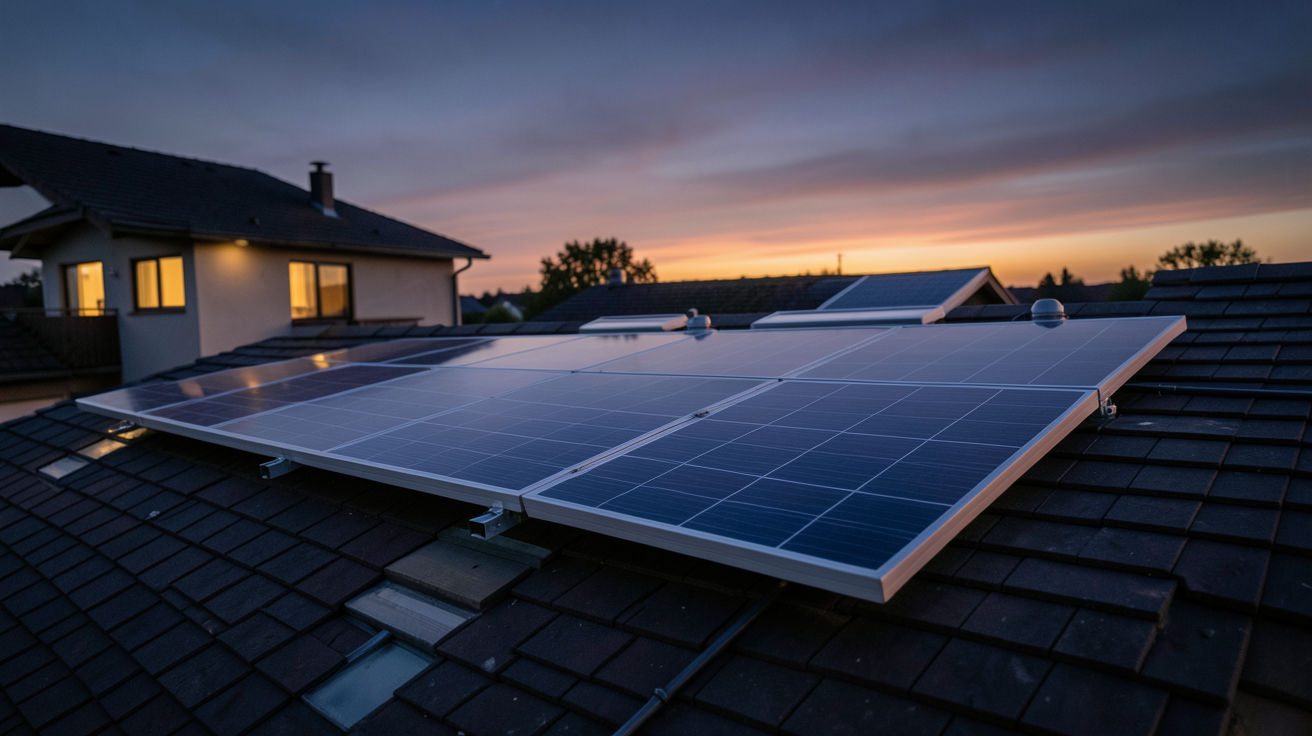 panneau solaire nuit avec solutions immédiates pour produire de l'électricité la nuit, incluant batteries de stockage et systèmes hybrides