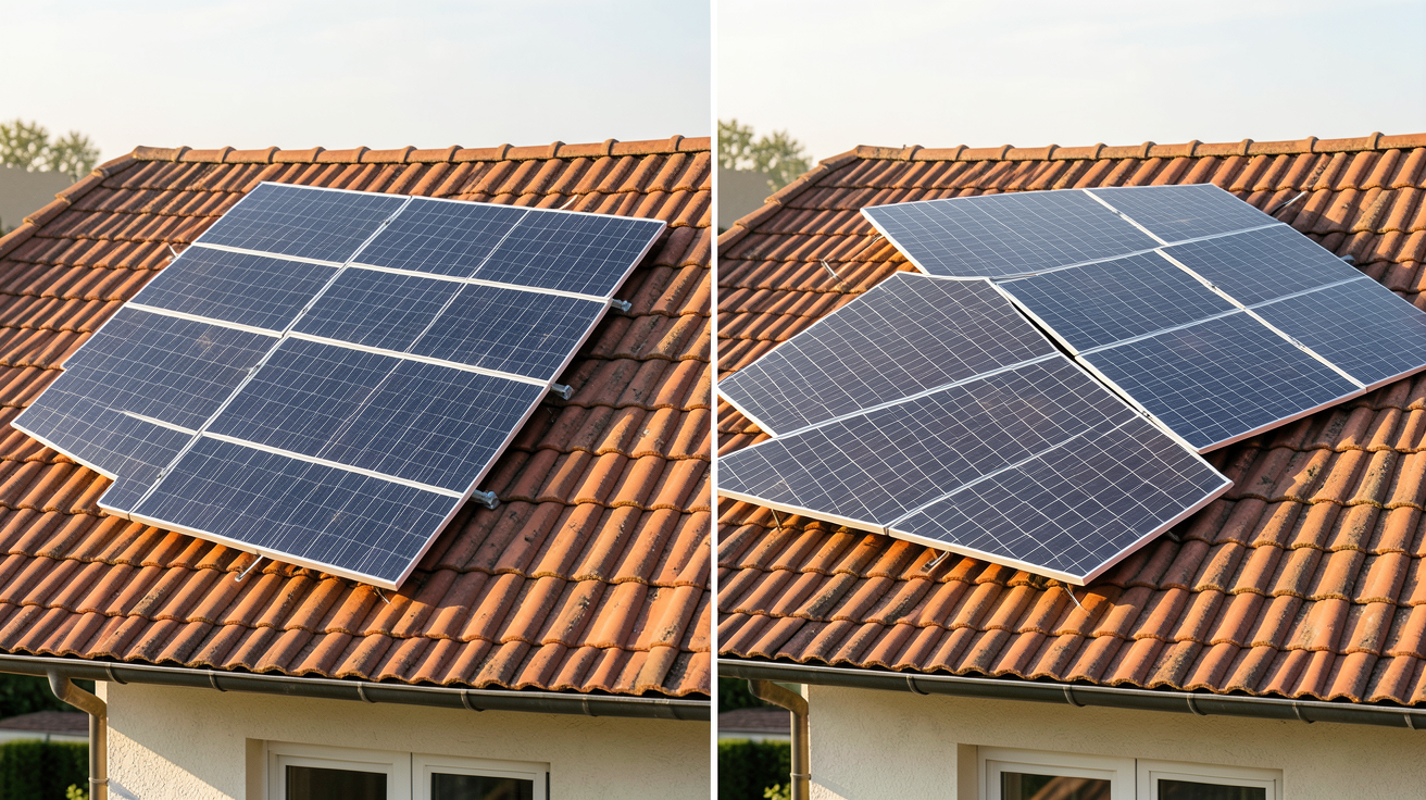 panneau solaire particulier prix : comparaison entre installation en surimposition et intégration au bâti sur une maison individuelle