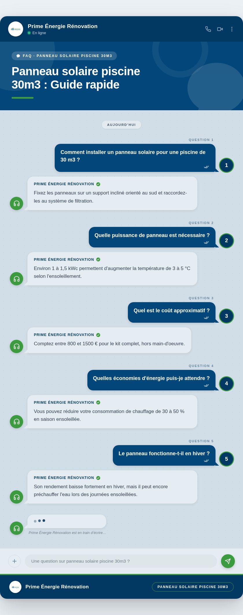 Infographie : Panneau solaire piscine 30m3 : Guide rapide