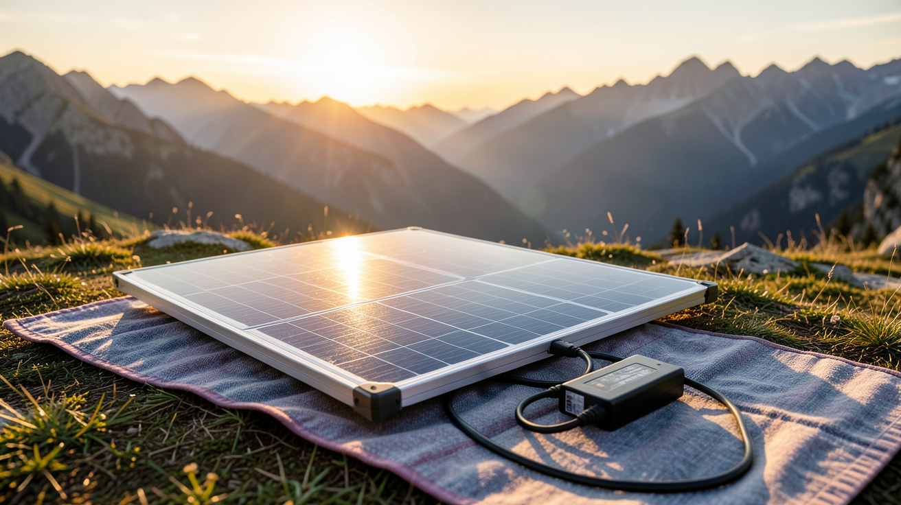 panneau solaire portable 220v et batterie de stockage pour une autonomie énergétique totale en plein air
