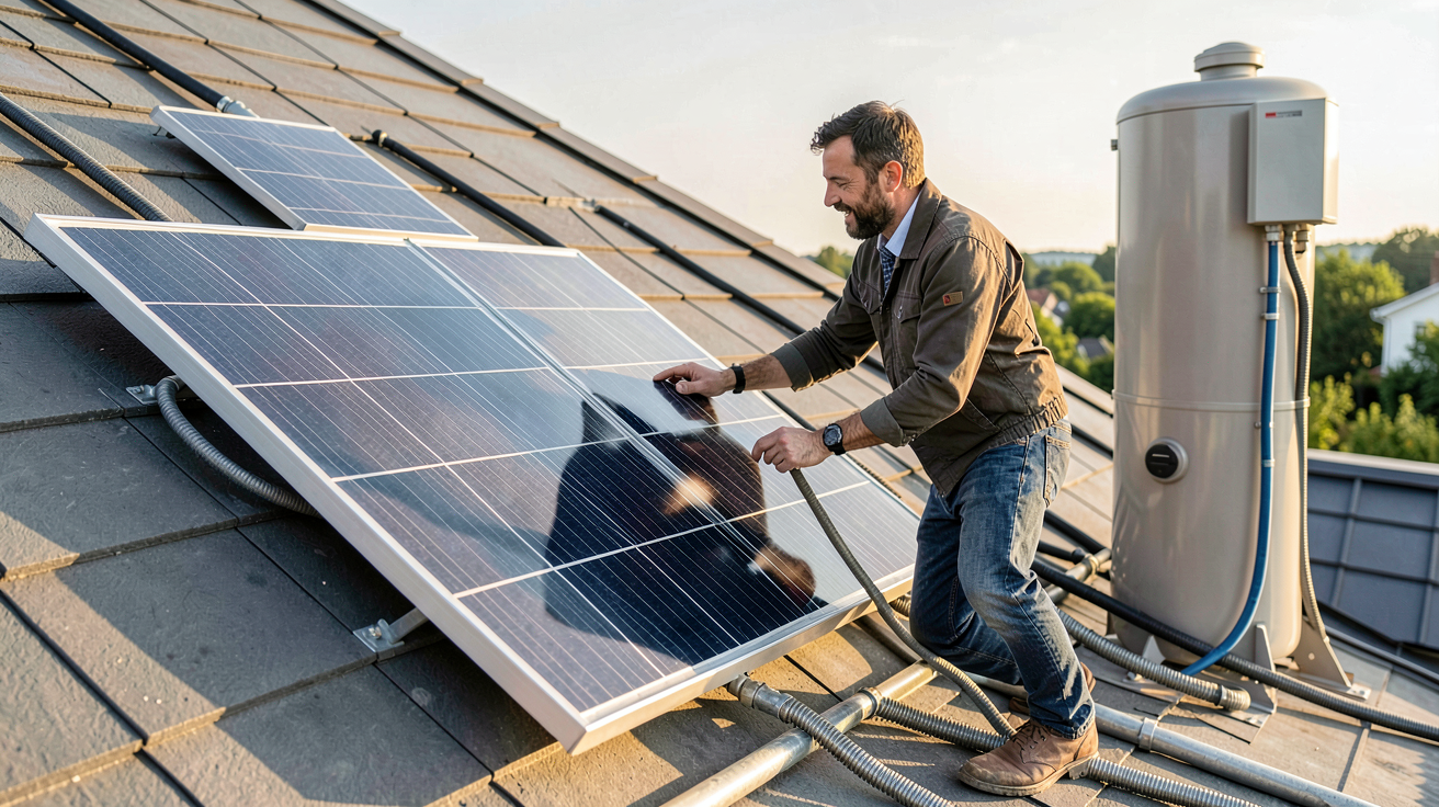 panneau solaire pour chauffe-eau coût de la pose et éléments complémentaires