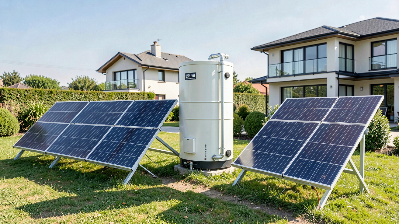 panneau solaire pour chauffe-eau prix différents types de chauffe-eau solaire exposés en extérieur
