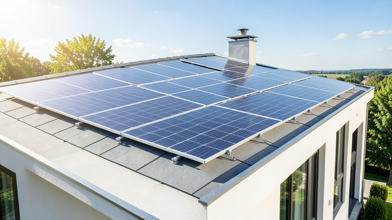 panneau solaire pour eau chaude le prix et installation professionnelle sur un toit résidentiel