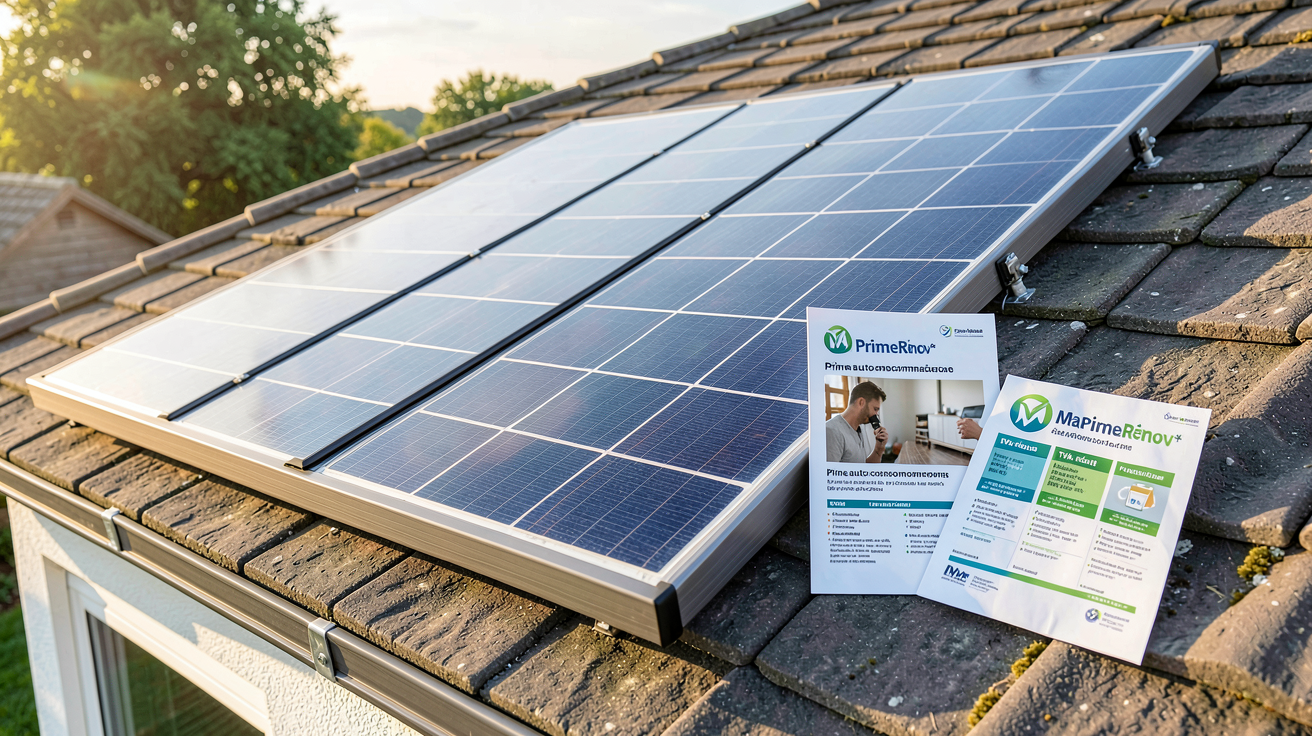 panneau solaire pour maison prix avec documents des aides 2026 MaPrimeRénov', prime autoconsommation et TVA réduite