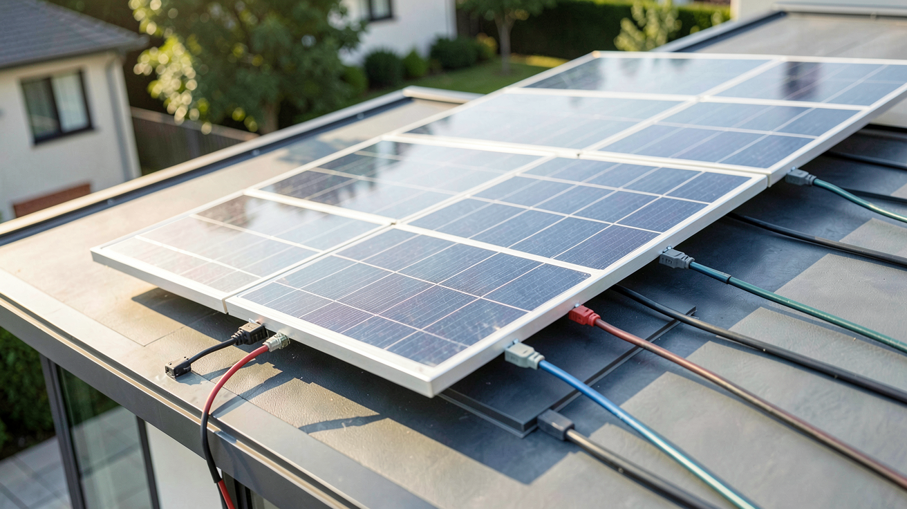 panneau solaire pour maison prix comparatif 2026 montrant un kit solaire installé sur un toit moderne