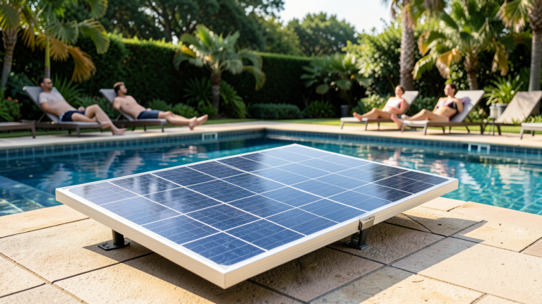 panneau solaire pour spa permettant de chauffer l'eau de manière écologique