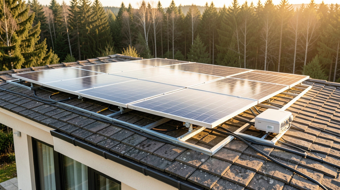 panneau solaire prix moyen : installation réelle de panneaux photovoltaïques sur une maison de 130 m² en Auvergne‑Rhône‑Alpes