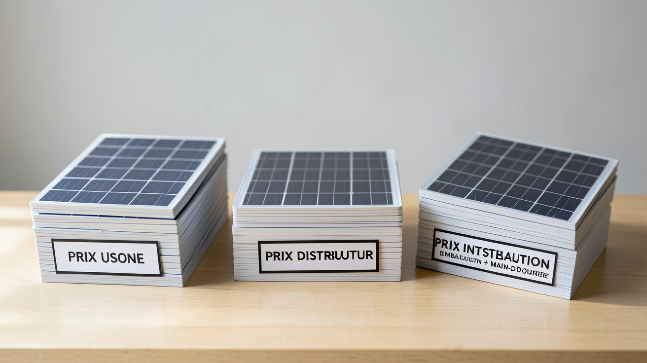panneau solaire prix usine comparaison entre prix usine, prix distributeur et prix installation