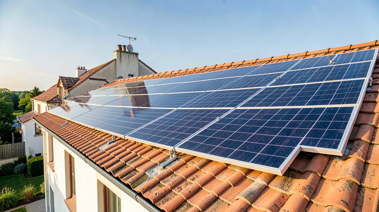 panneau solaire rentable cas pratique installation en Île-de-France sur maison de 100m²