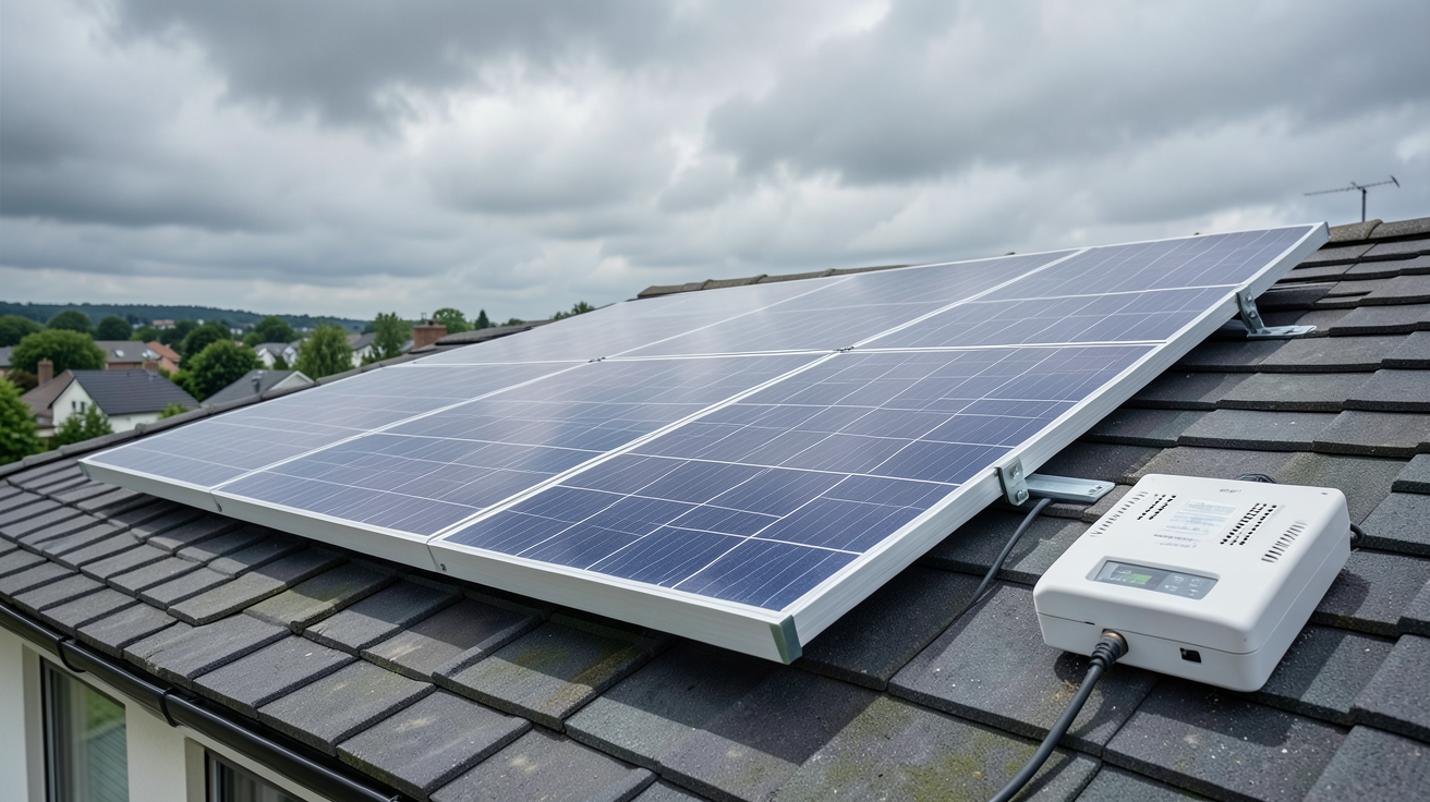 panneau solaire sans soleil avec solutions pour maximiser la production d'énergie par temps nuageux