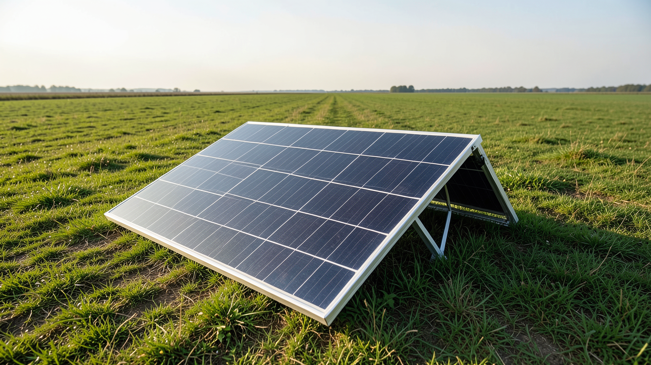panneau solaire sol choix de l'emplacement idéal avec orientation sud et inclinaison optimale