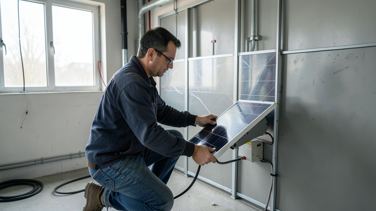 panneau solaire stockage batterie utilisé pour dimensionner un système de stockage énergétique