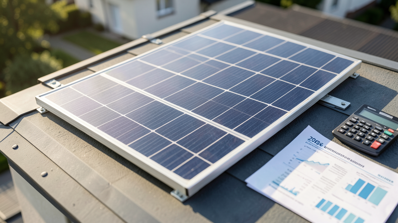 panneau solaire tarif illustrant les aides 2026 pour réduire jusqu'à 50% le coût d'installation