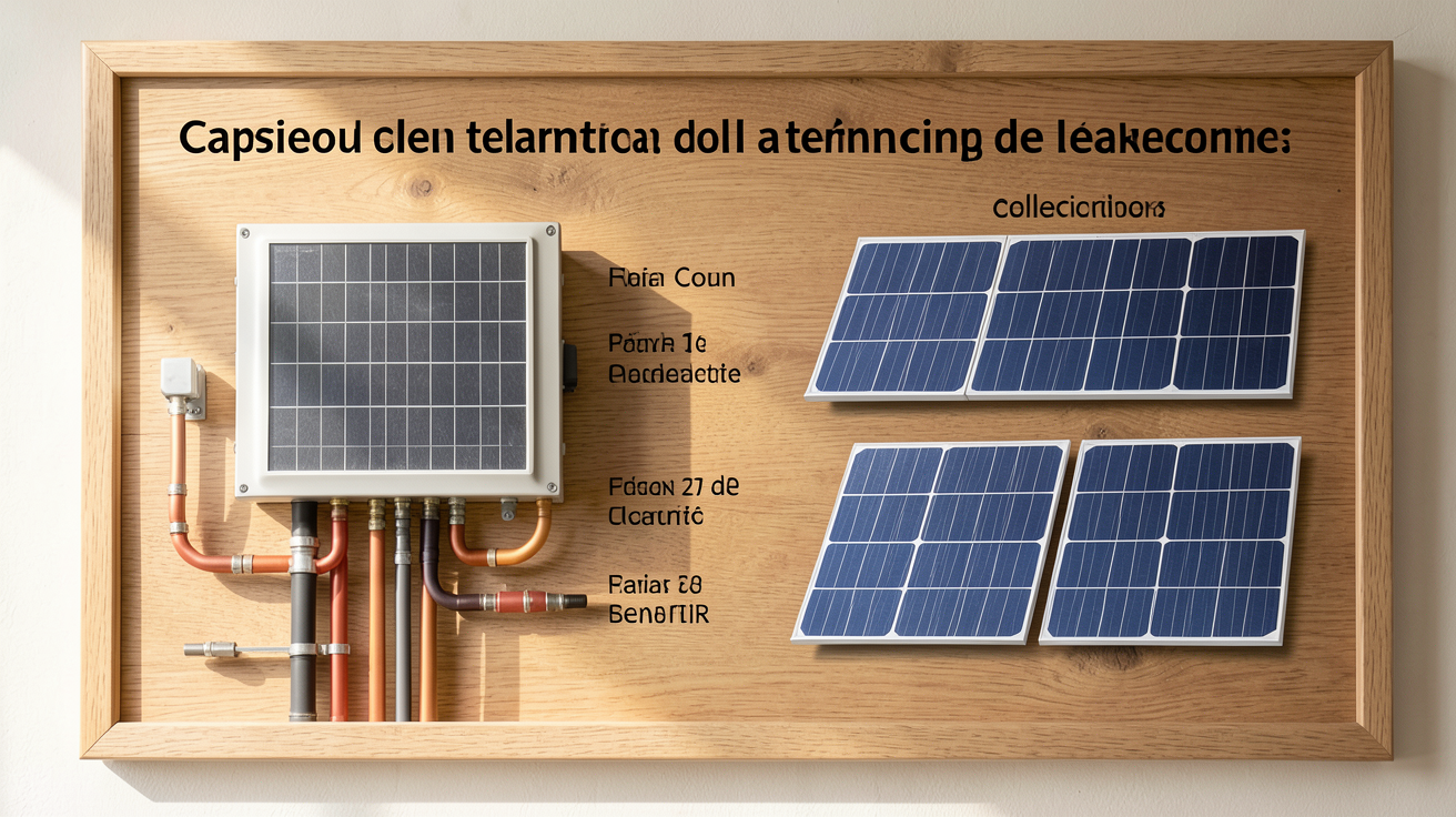 panneau solaire thermique et photovoltaïque représentant un tableau comparatif détaillé entre systèmes thermiques et photovoltaïques