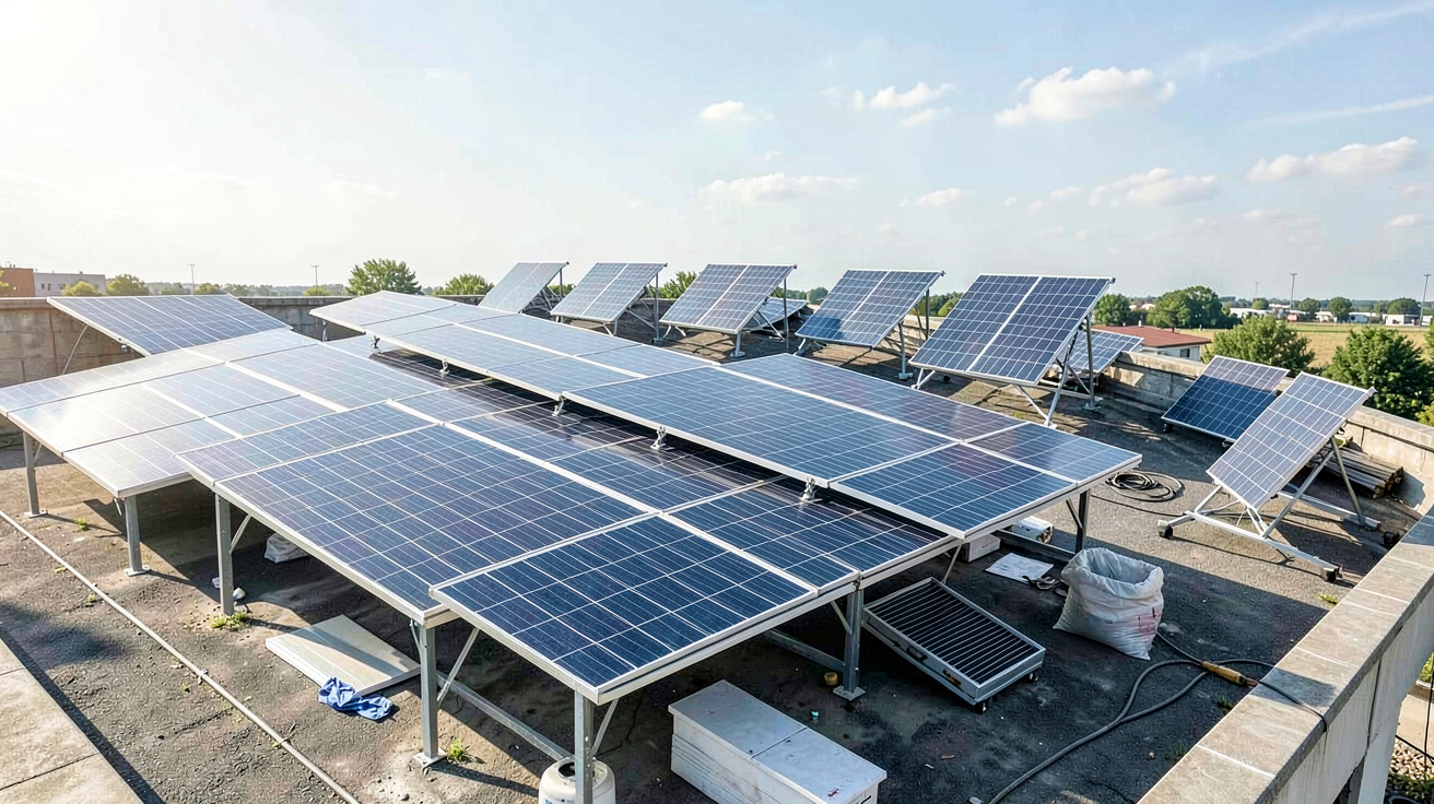 panneau solaire thermique prix illustration des facteurs qui influencent le coût d’une installation, comme le type de système, la taille, le matériau et la complexité du montage