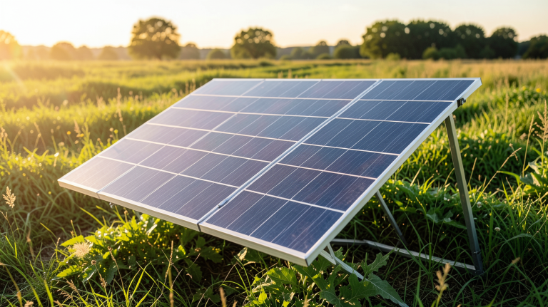panneau solaire tournesol prix installé dans un champ ensoleillé