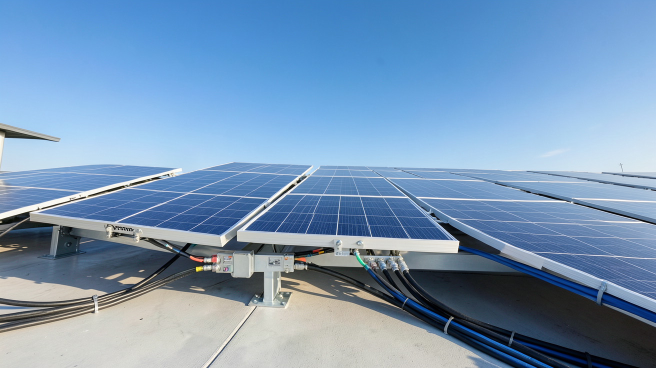 panneau solaire Victron BlueSolar comparé à d'autres marques sur une toiture moderne