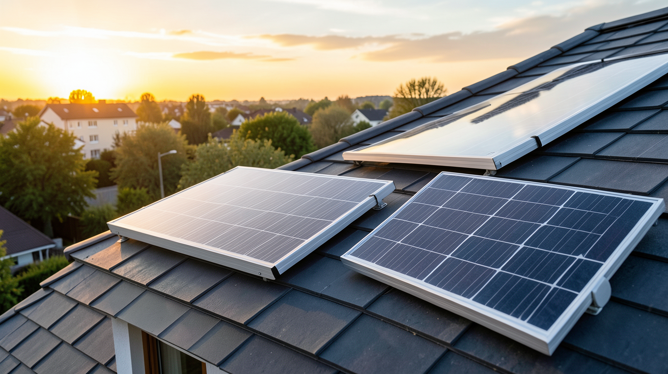panneau thermique comparaison entre panneaux solaires thermiques plats et tubes sous vide sur un toit