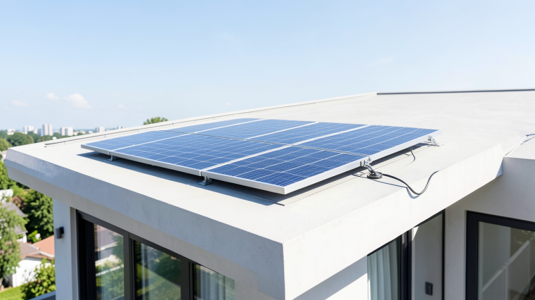 panneau thermique prix illustré par une installation solaire sur une toiture résidentielle