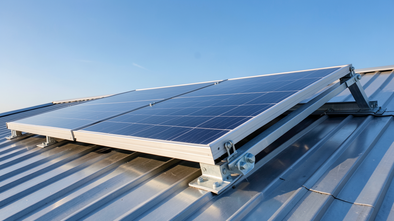 panneau Voltec Solar Tarka Diamant, le panneau solaire le plus solide au monde, installé sur un toit