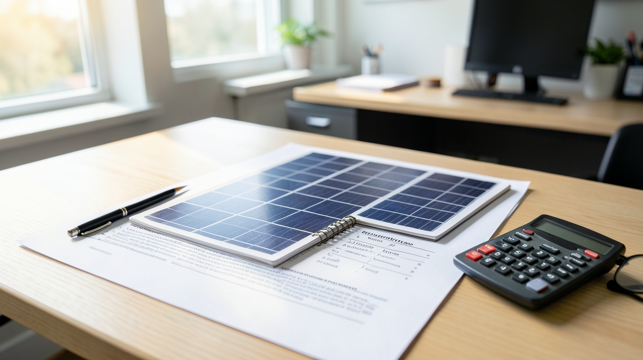 panneaux photovoltaïque devis : les 10 éléments à vérifier absolument affichés sur un document professionnel