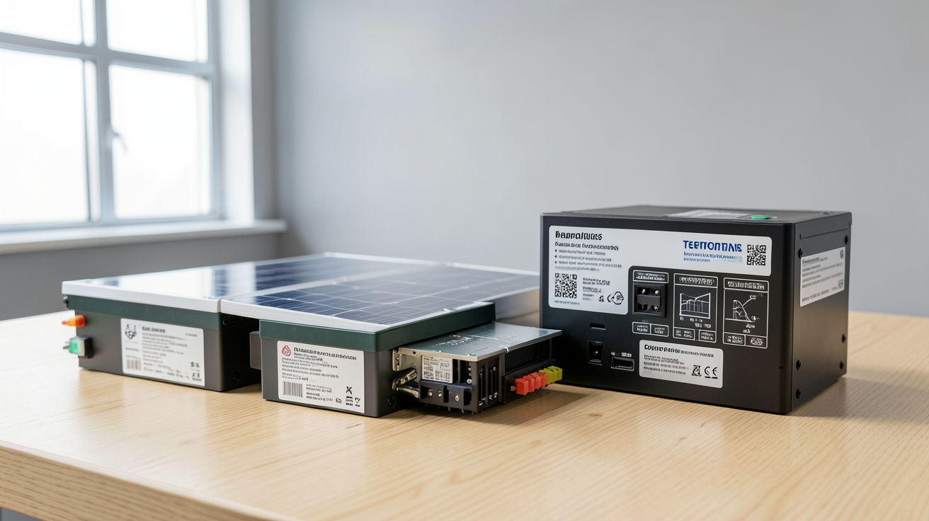 panneaux photovoltaïque et batterie comparatif des technologies de batterie pour installations solaires