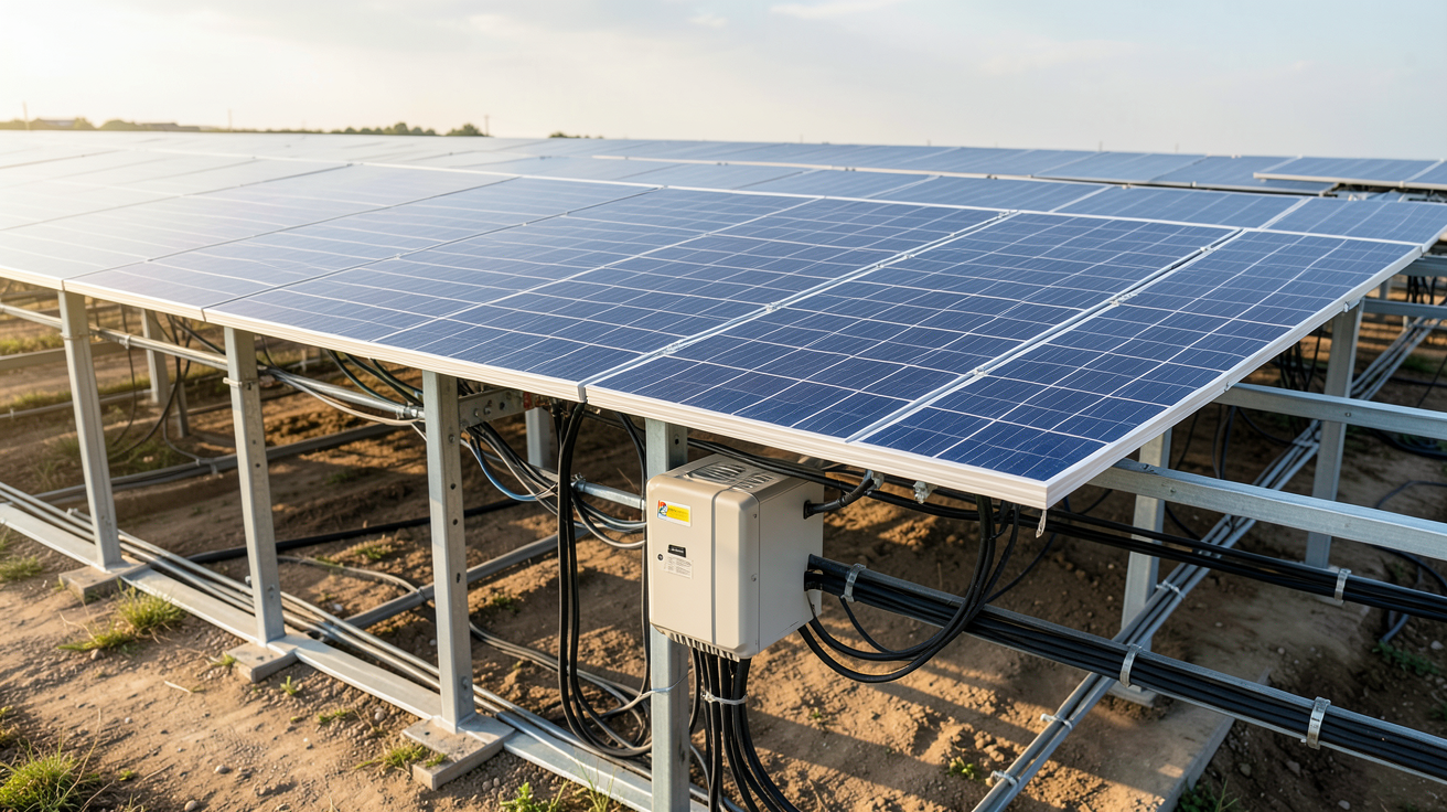 panneaux photovoltaïques triphasé installation câblage et étapes clés