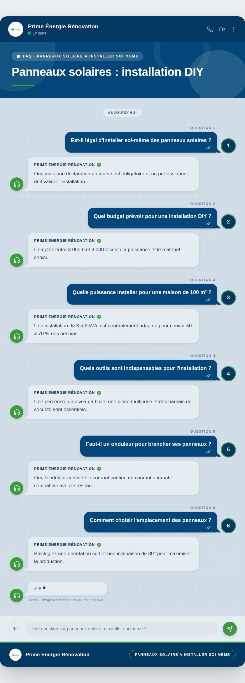 Infographie : Panneaux solaires : installation DIY