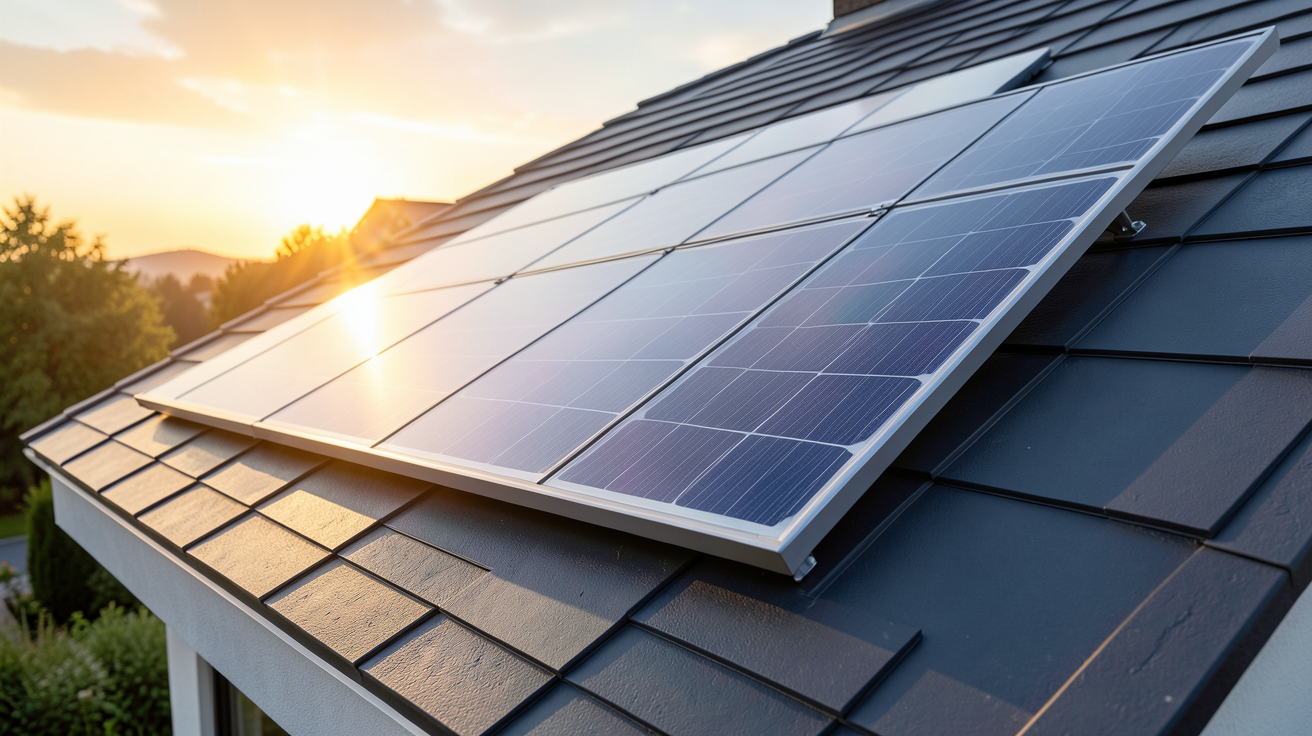 panneaux solaires nouvelle génération de 2026 installés sur un toit moderne