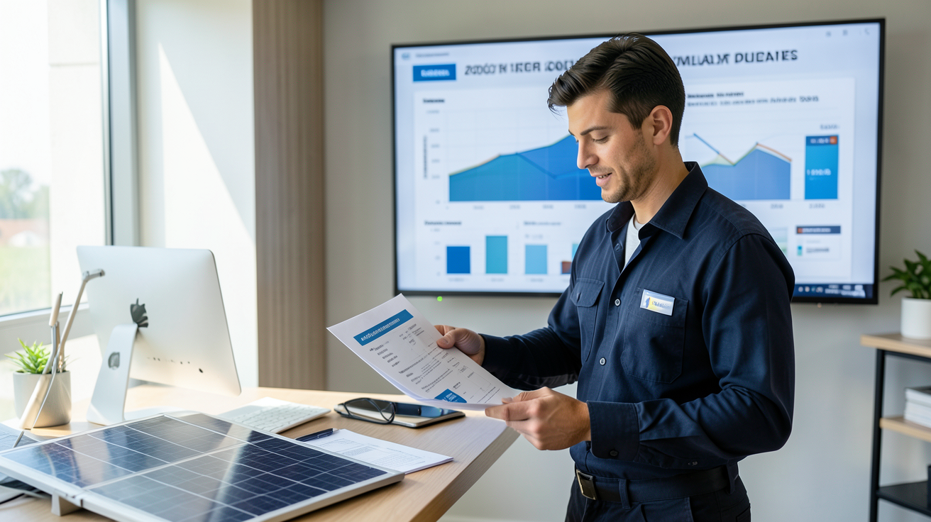 panneaux solaires photovoltaïques prix avec aides financières et subventions 2026 présentés par un installateur