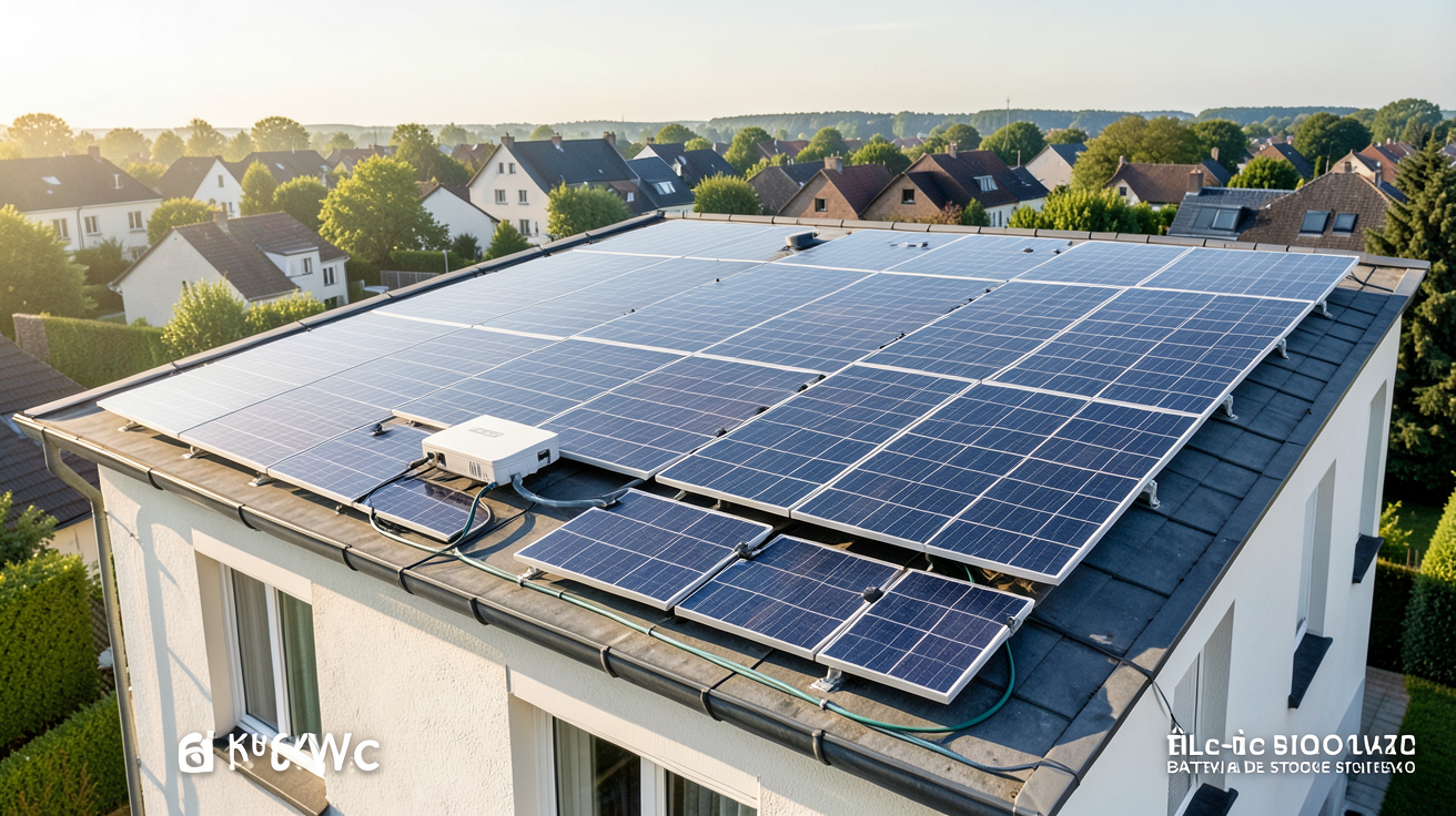 panneaux solaires rentables : exemple chiffré d'une installation de 6 kWc en Île-de-France, avec et sans batterie de stockage
