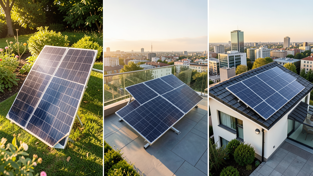 panneaux solaires Sunology installation guide étape par étape au sol sur balcon et sur toit