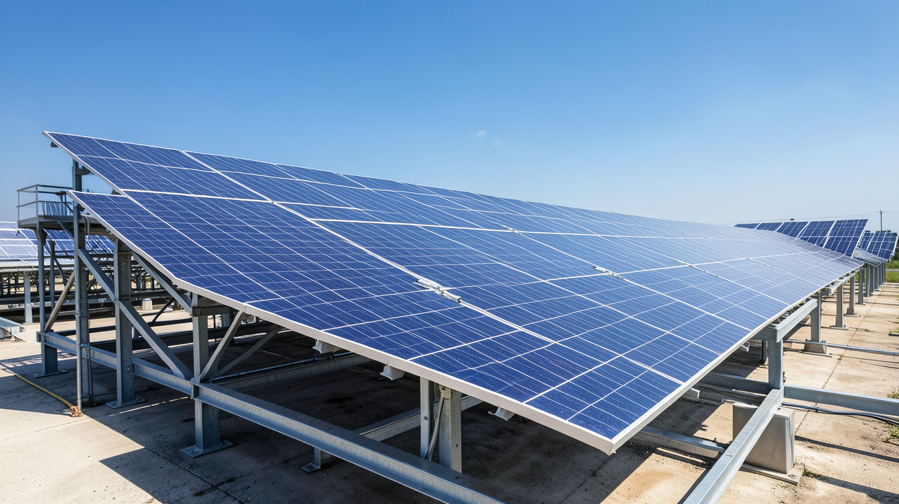panneaux Trina Solar en technologies i-TOPCon et HJT avec bifacialité installés en environnement industriel