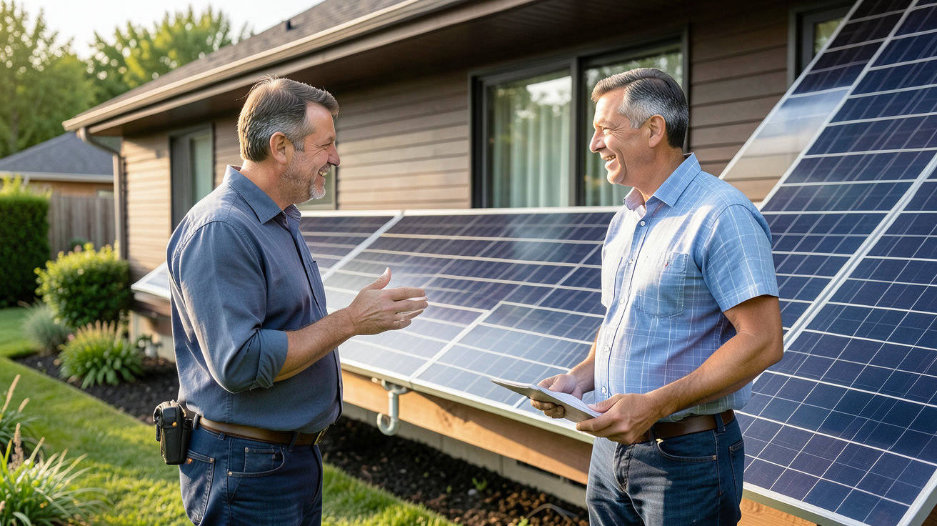 pano soleil prix panneaux solaires installés sur maison moderne