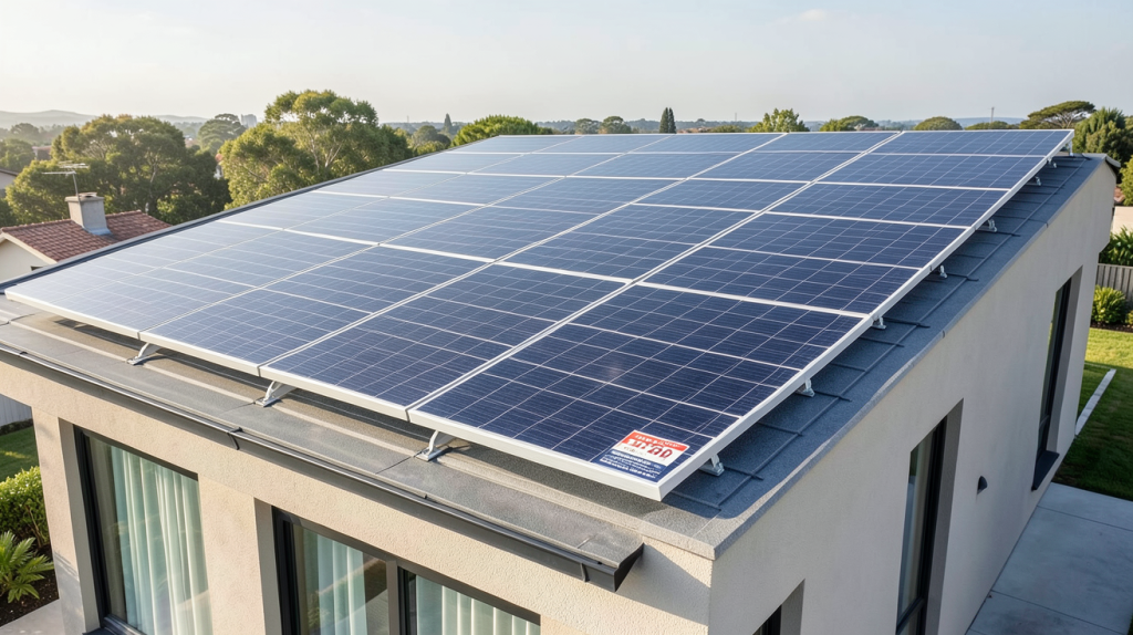 pano soleil prix panneaux solaires sur toit avec étiquette de prix