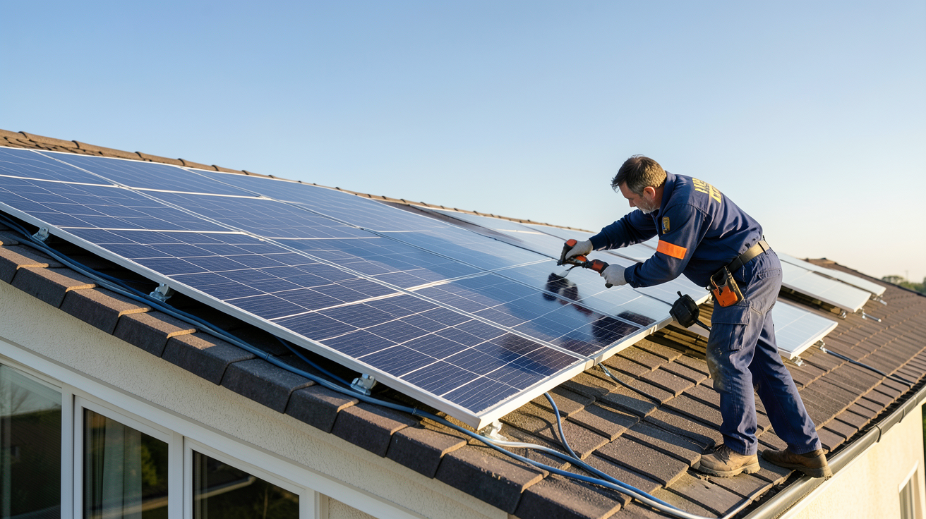 pano soler prix installation panneaux solaires sur toit de maison individuelle avec professionnel