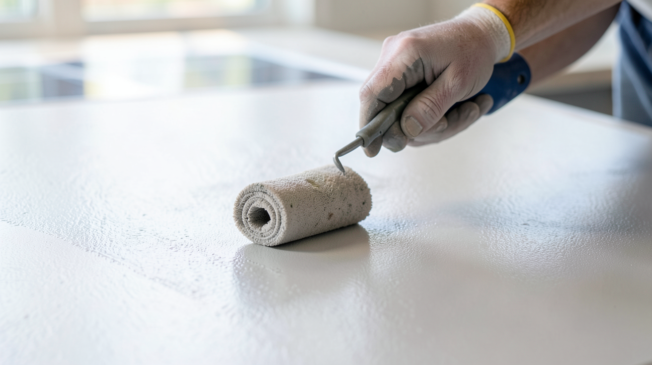 peinture photovoltaïque appliquée avec précision sur une surface technique