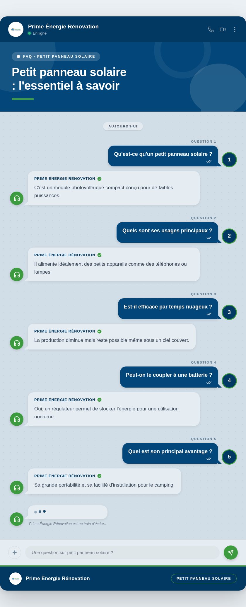 Infographie : Petit panneau solaire : l'essentiel à savoir