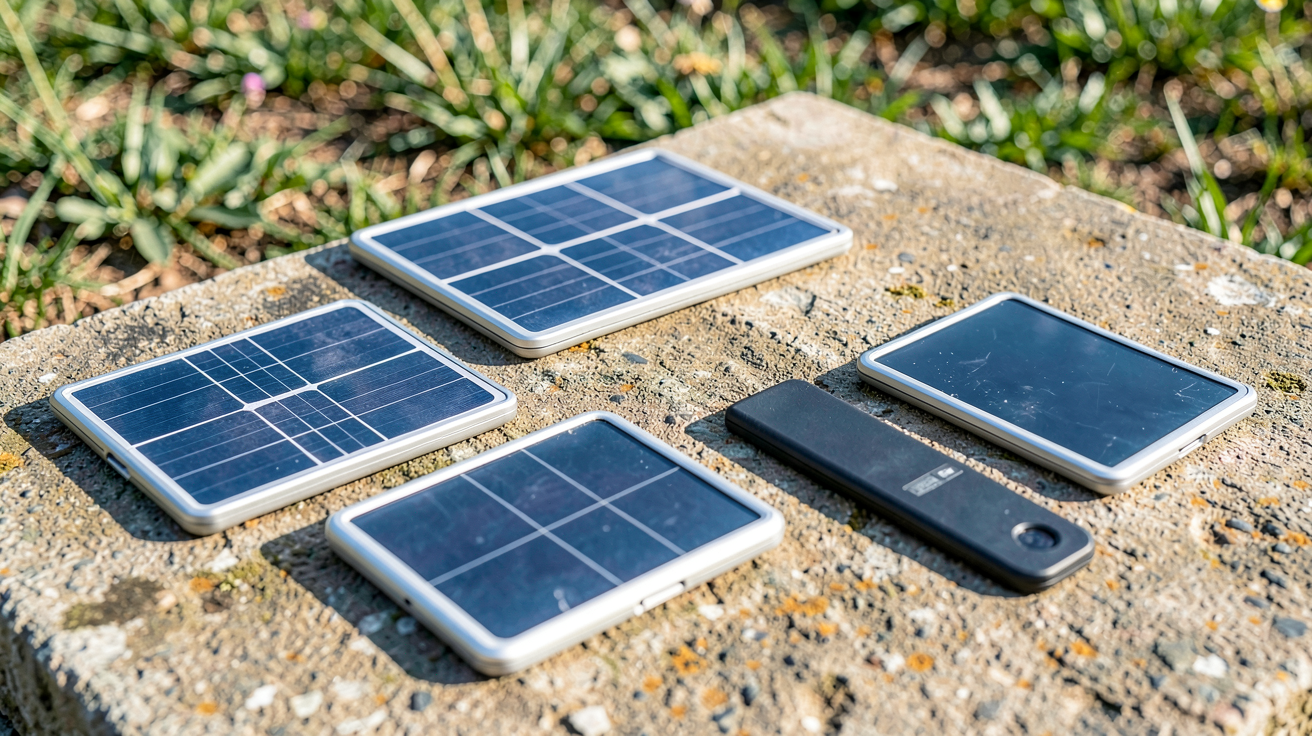 petit panneau solaire portable pour comparatif