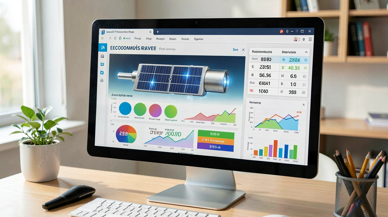 photovoltaique batterie virtuelle affichant un calculateur d'économies pour 2026