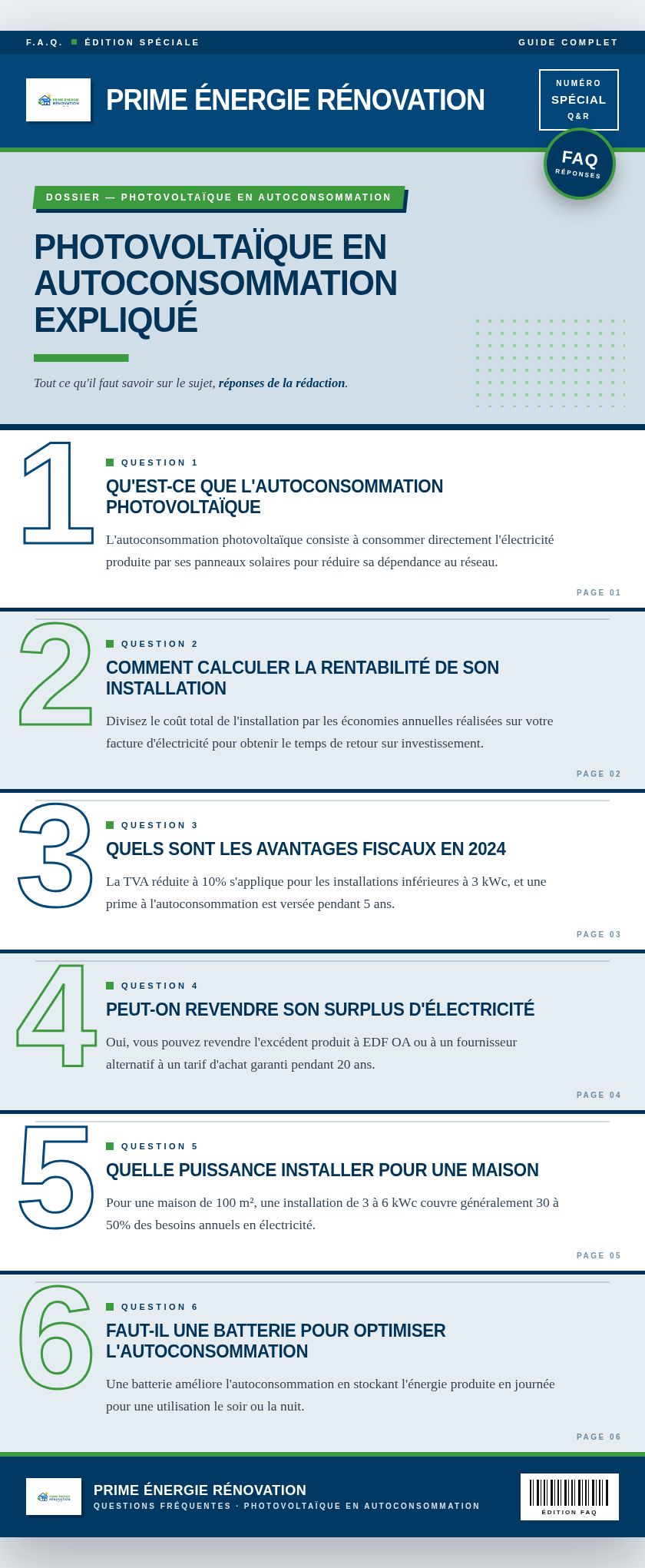 Infographie : Photovoltaïque en autoconsommation expliqué