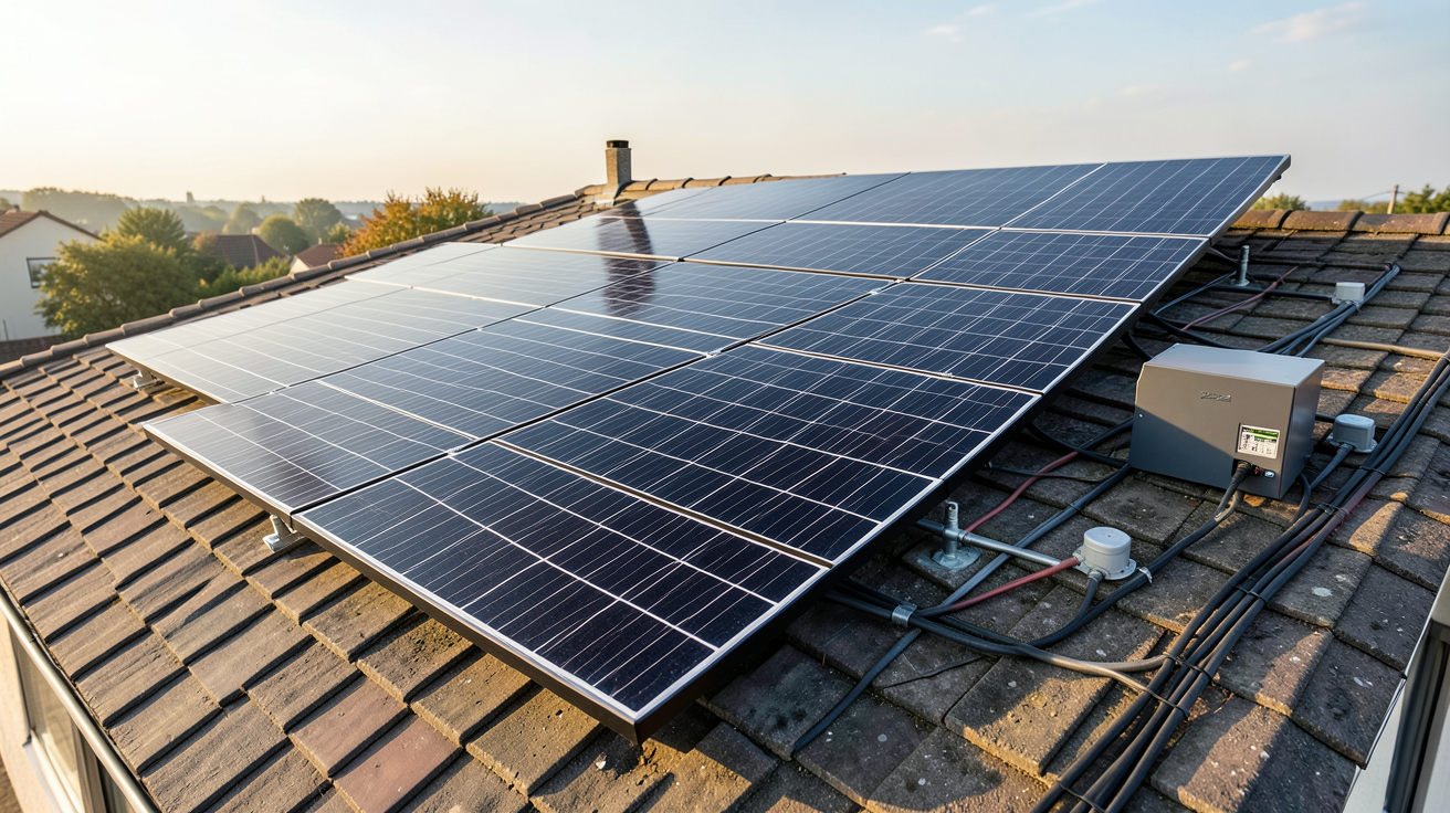 photovoltaïque Leroy Merlin coût installation 2024 panneaux solaires sur toit de maison