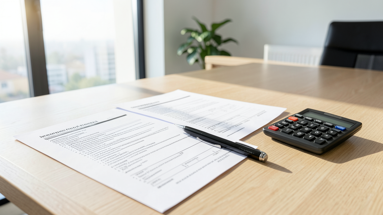 photovoltaïque maison démarches administratives et aides financières illustrées par des documents sur un bureau moderne
