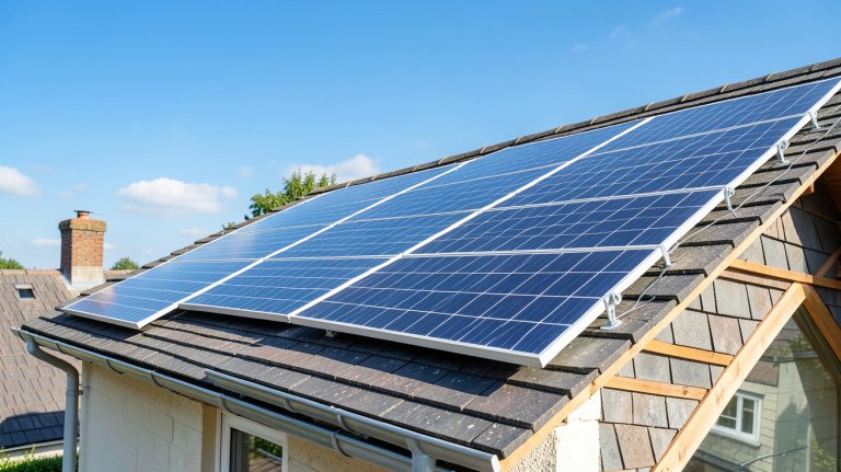 photovoltaique occasion pour une maison avec panneaux solaires réutilisés