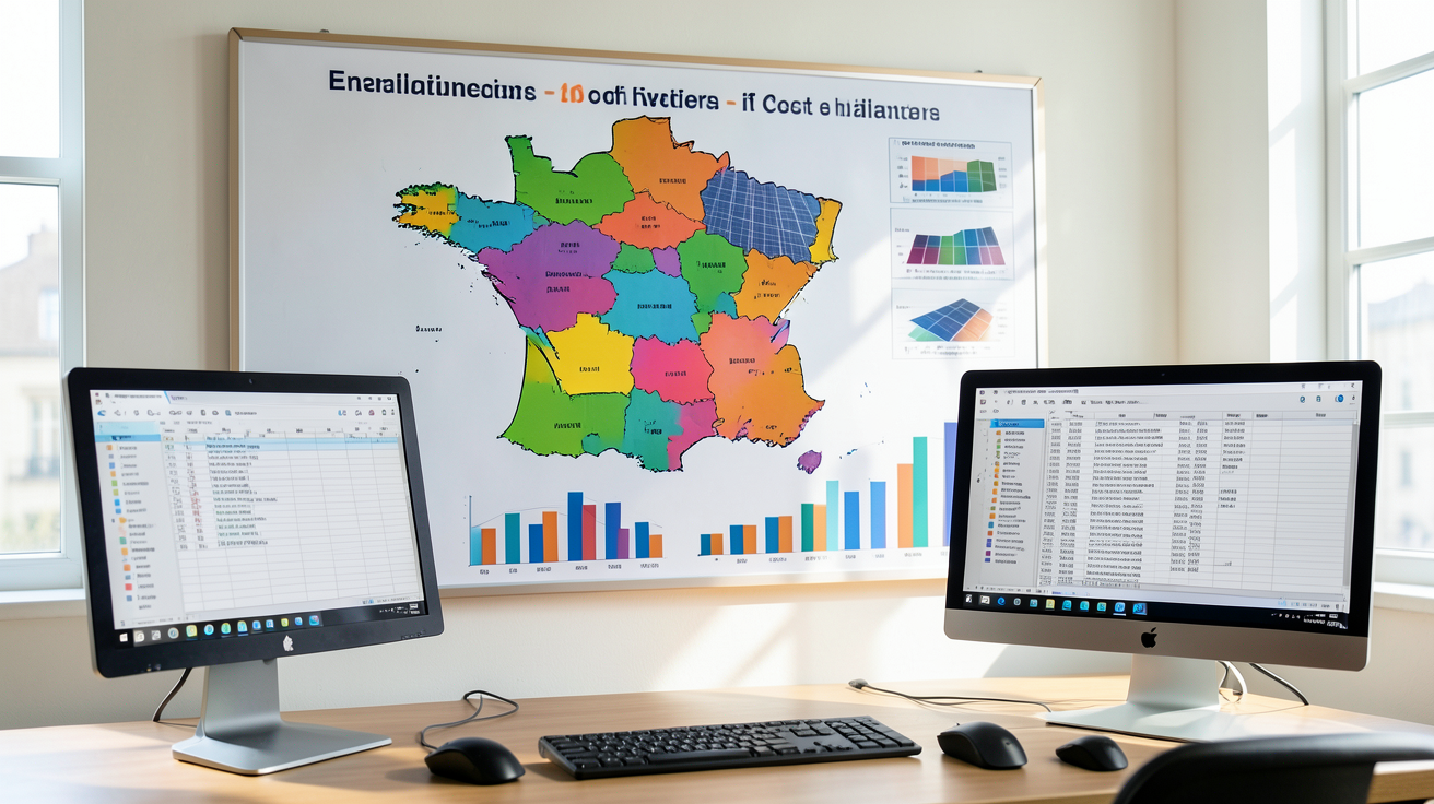 photovoltaique prix installation étude de cas régionale montrant coût et rentabilité des panneaux solaires par région