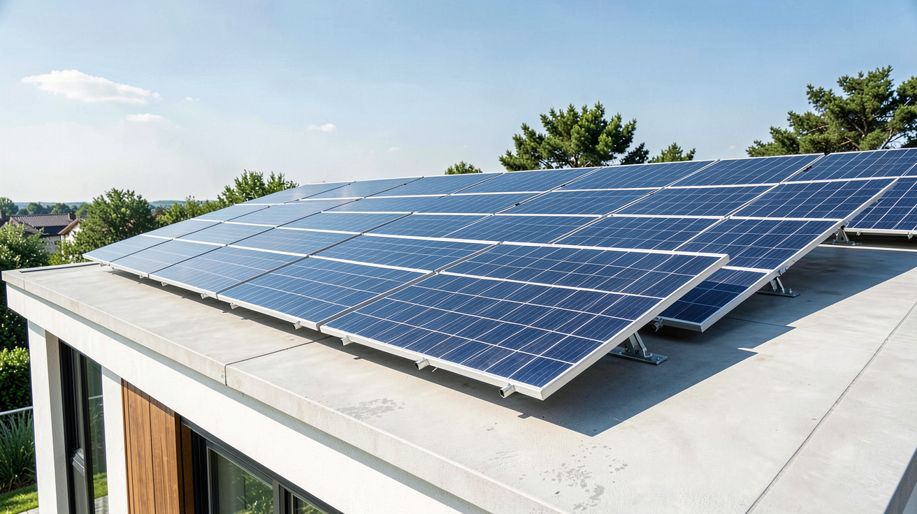 photovoltaïque prix illustré par des panneaux solaires installés sur une toiture moderne