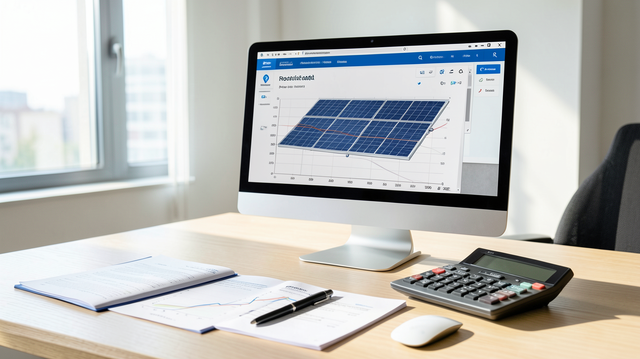 photovoltaique solaire calcul de rentabilité avec économies d'énergie et temps de retour sur investissement