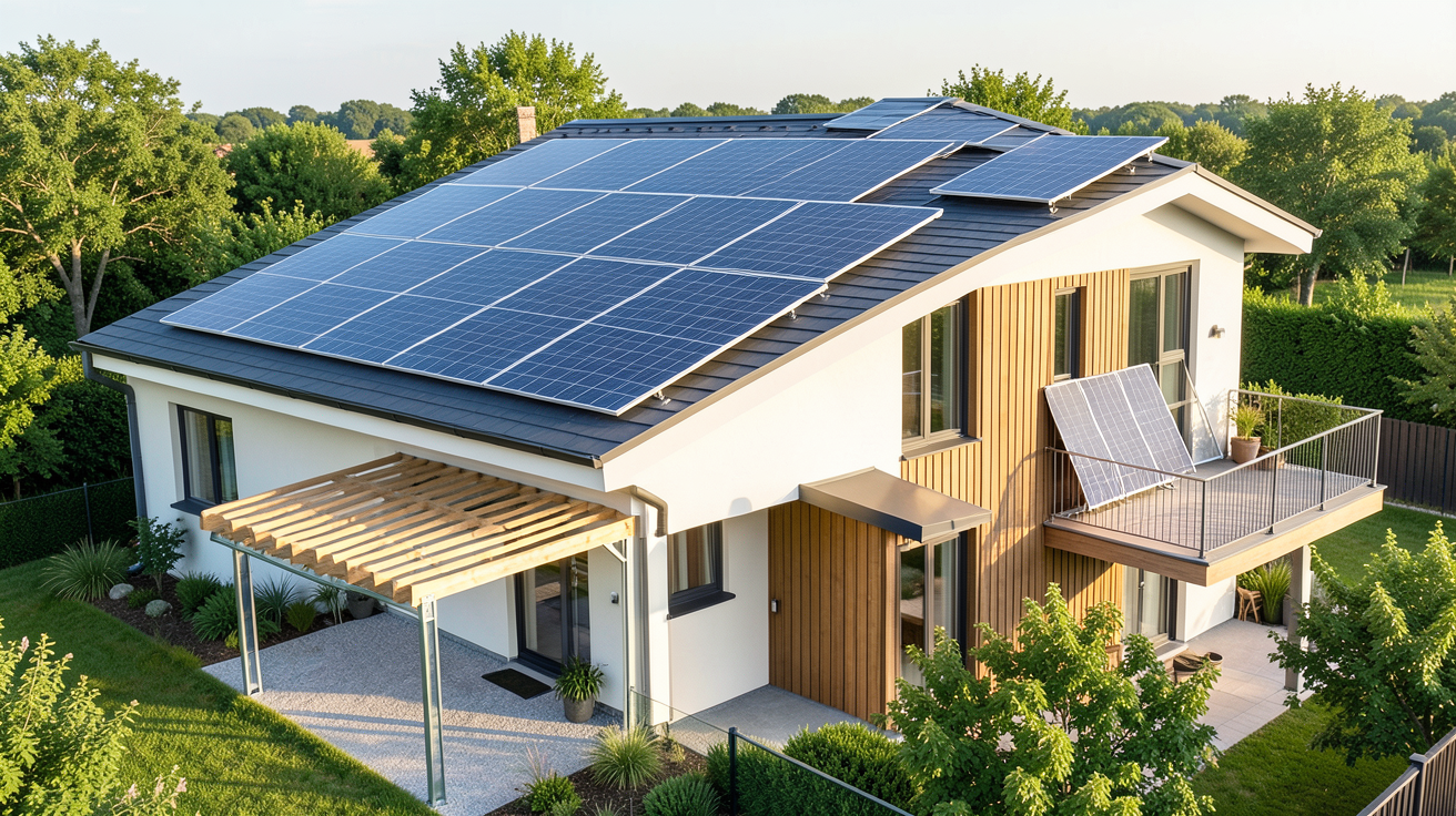 placement panneaux photovoltaïques comparatif des cinq solutions d'installation : toiture, sol, pergola, façade et balcon