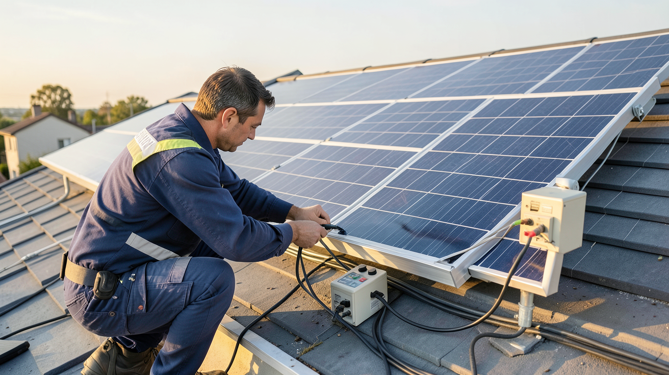 pompes solaires installation étapes clés et bonnes pratiques avec technicien en action