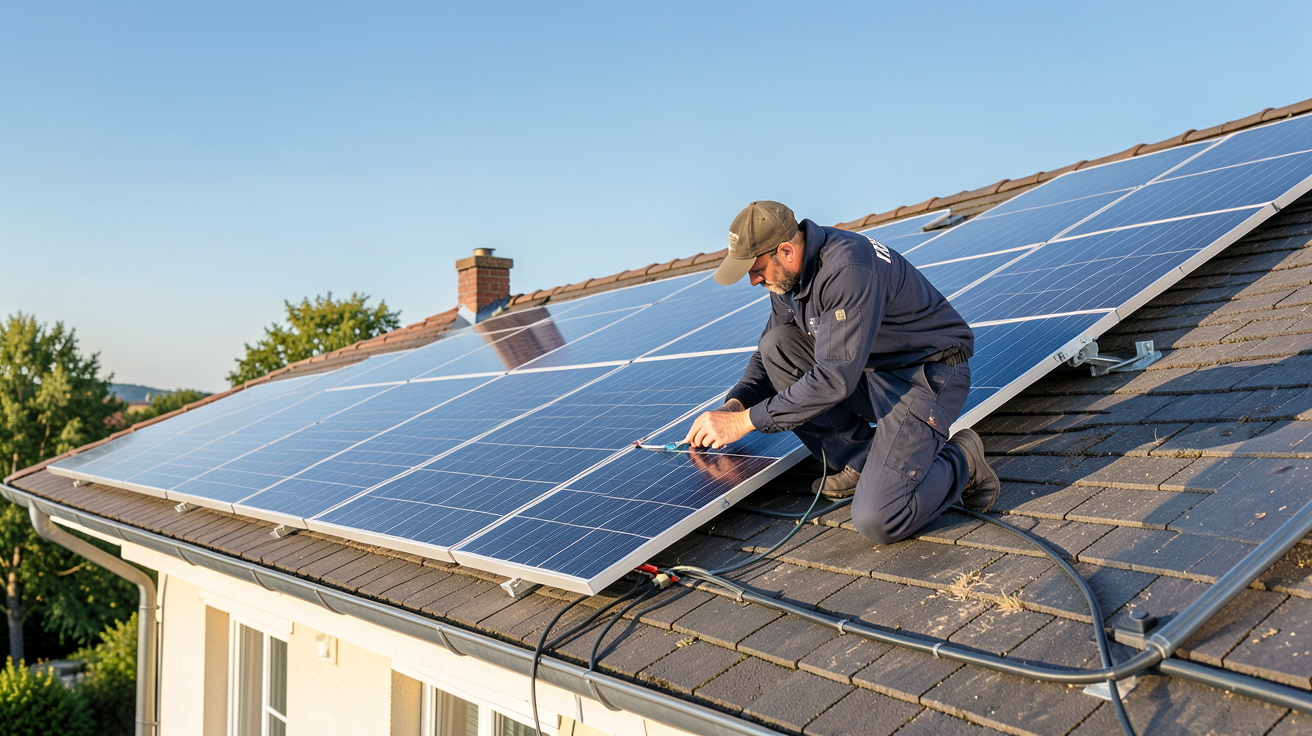 pose de panneau solaire prix : installation de panneaux solaires sur une maison avec calcul de rentabilité et économies réalisées